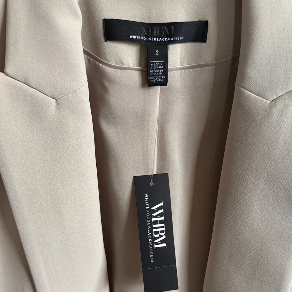 White House Black Market Biscotti-Colored Blazer - Picture 3 of 7